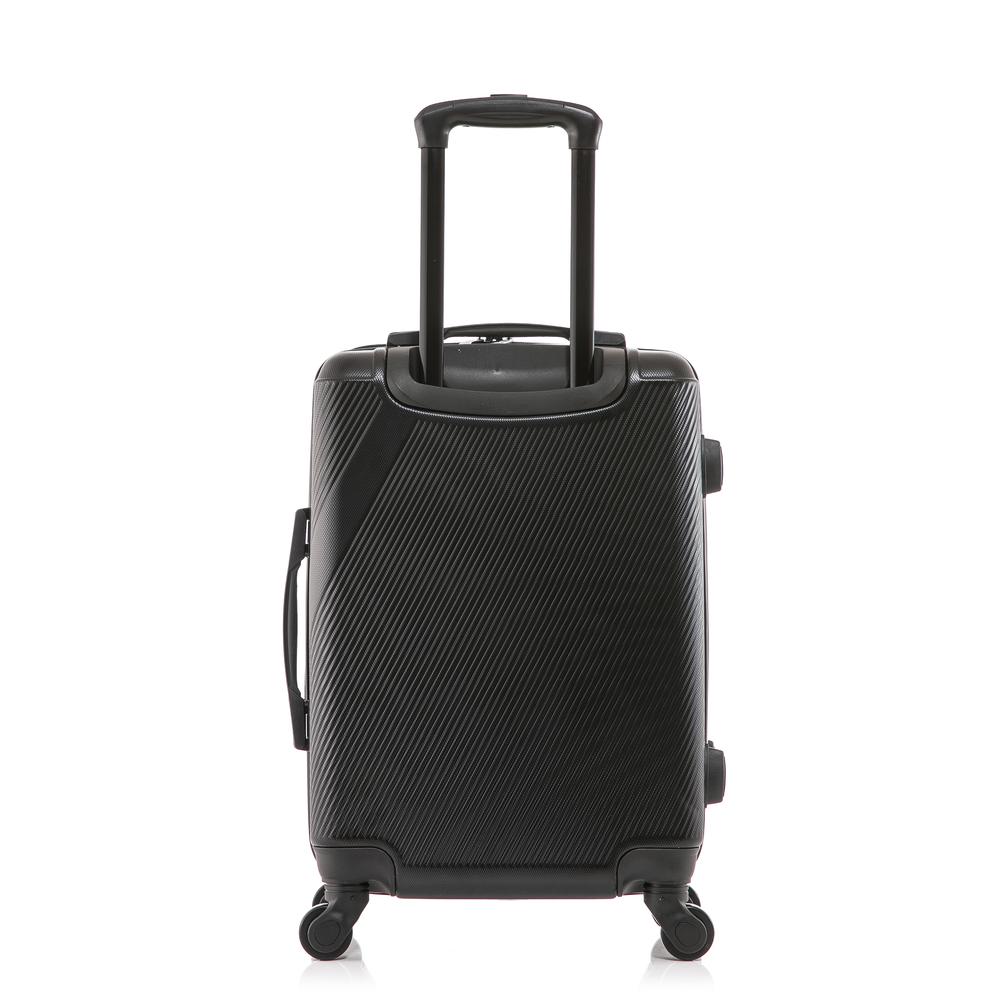 DUKAP Discovery Lightweight Hardside Spinner 20 inch Black. Picture 8