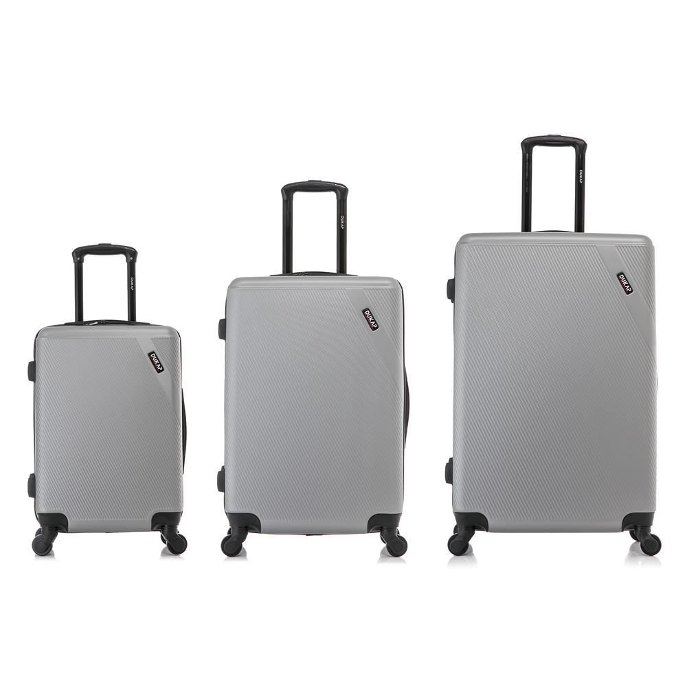 DUKAP Discovery Lightweight Hardside Spinner 3 Piece set  20'',24'', 28'' Black. Picture 2