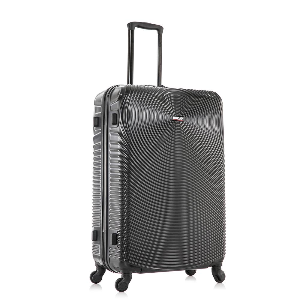 DUKAP Inception Lightweight Hardside Spinner 28 inch Black. Picture 2