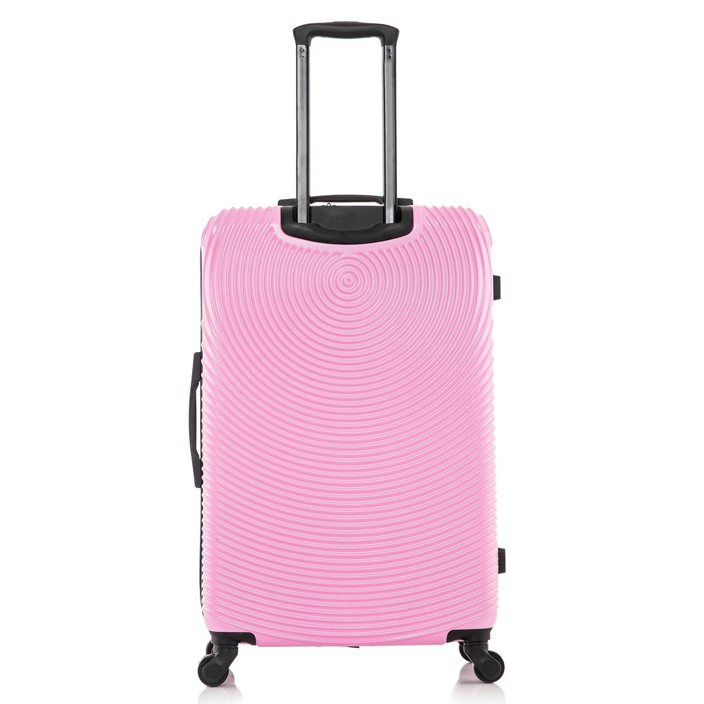 DUKAP Inception Lightweight Hardside Spinner 28 inch Pink. Picture 7