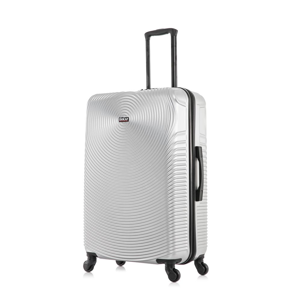 DUKAP Inception Lightweight Hardside Spinner 28 inch Silver. Picture 1