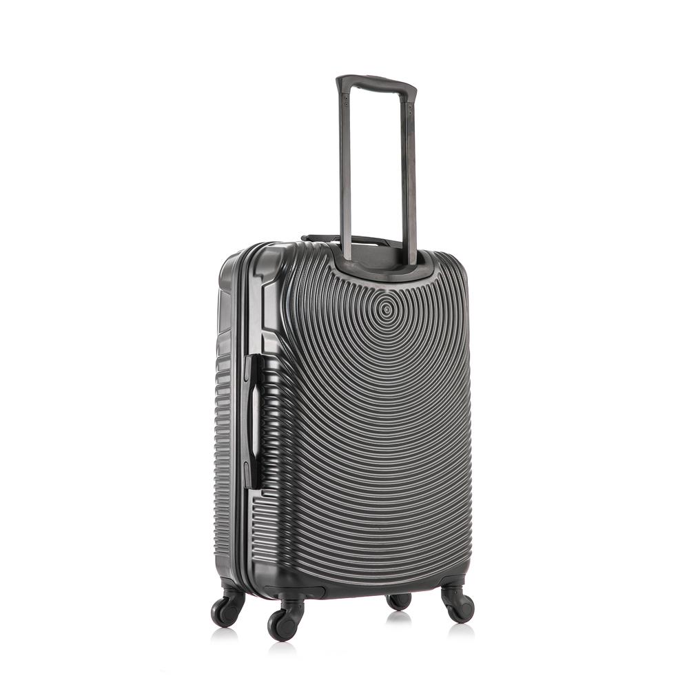 DUKAP Inception Lightweight Hardside Spinner 24 inch Black. Picture 4