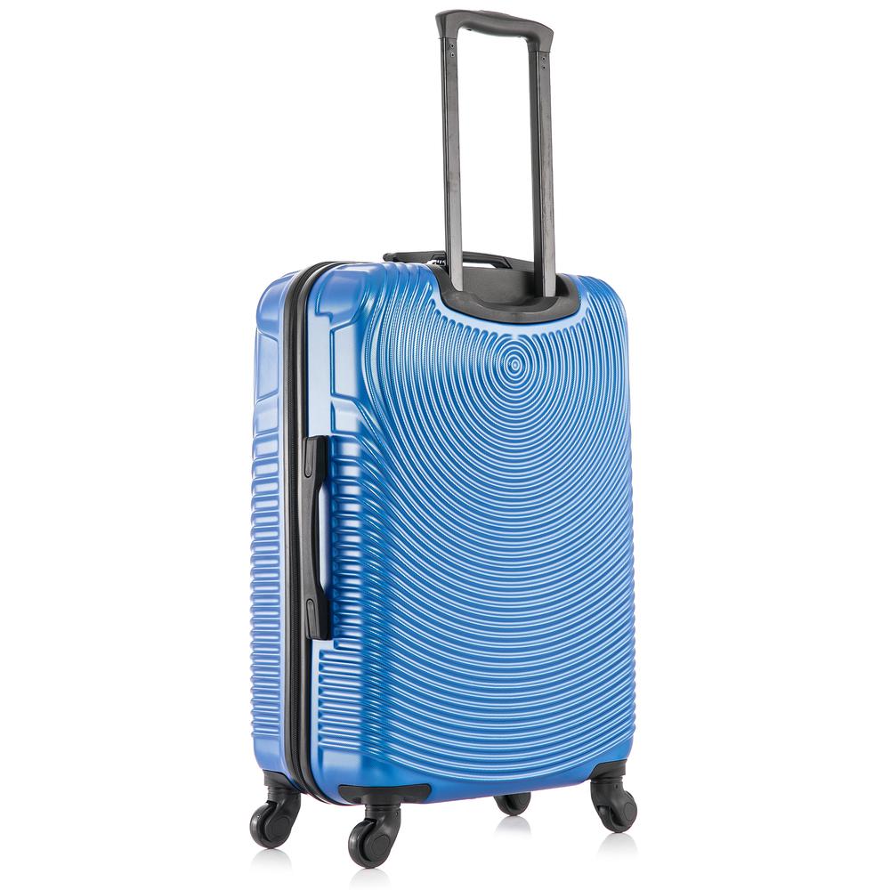 DUKAP Inception Lightweight Hardside Spinner 24 inch Blue. Picture 3