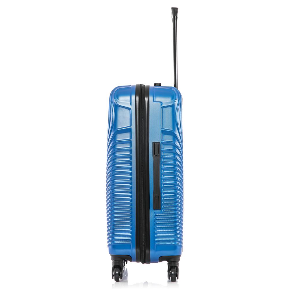 DUKAP Inception Lightweight Hardside Spinner 24 inch Blue. Picture 6