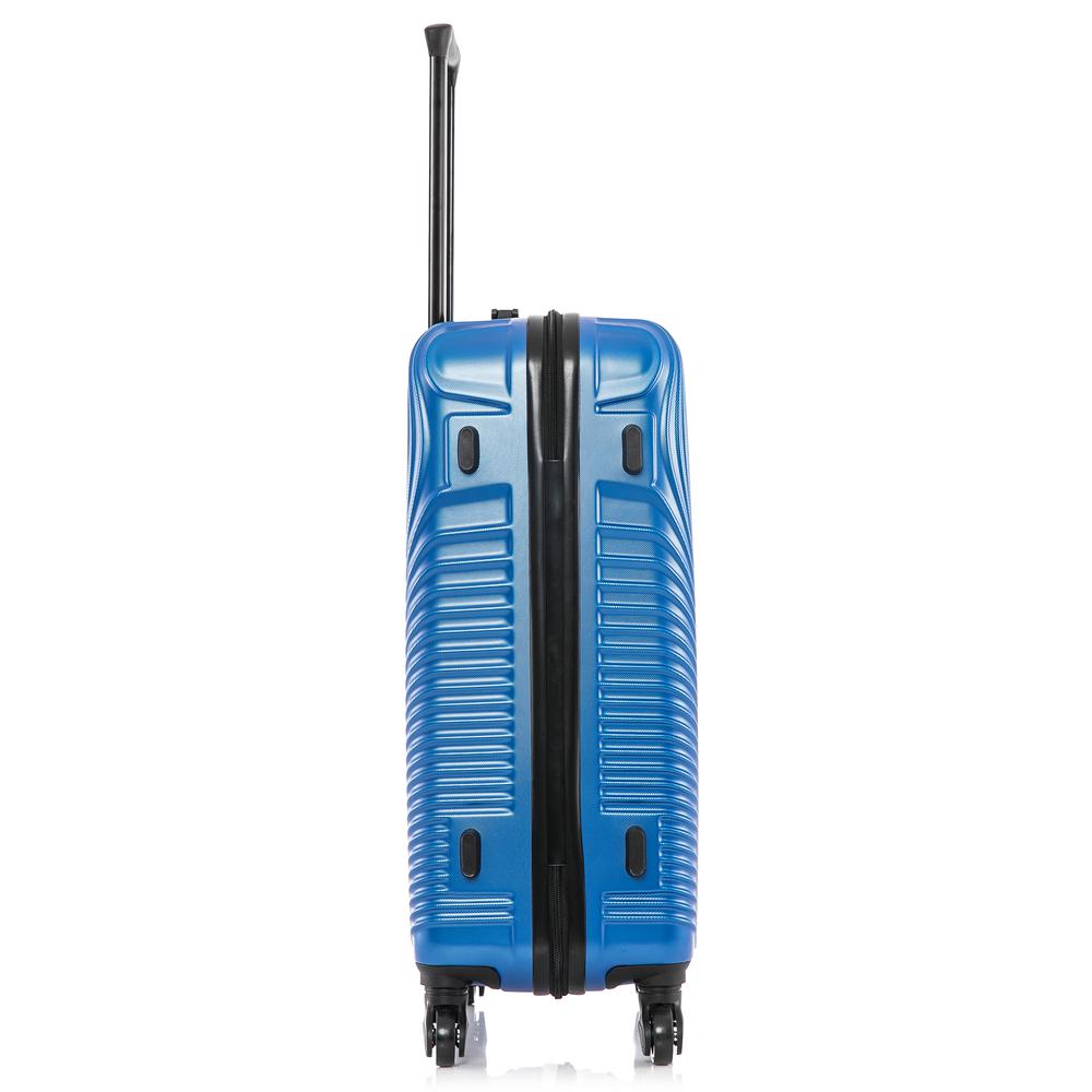 DUKAP Inception Lightweight Hardside Spinner 24 inch Blue. Picture 4