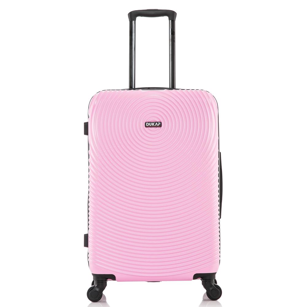 DUKAP Inception Lightweight Hardside Spinner 24 inch Pink. Picture 2