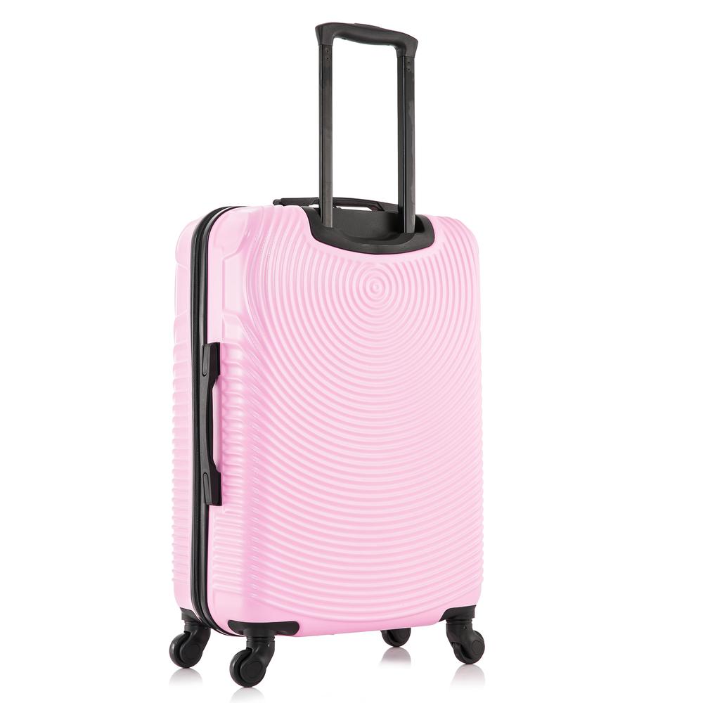 DUKAP Inception Lightweight Hardside Spinner 24 inch Pink. Picture 4