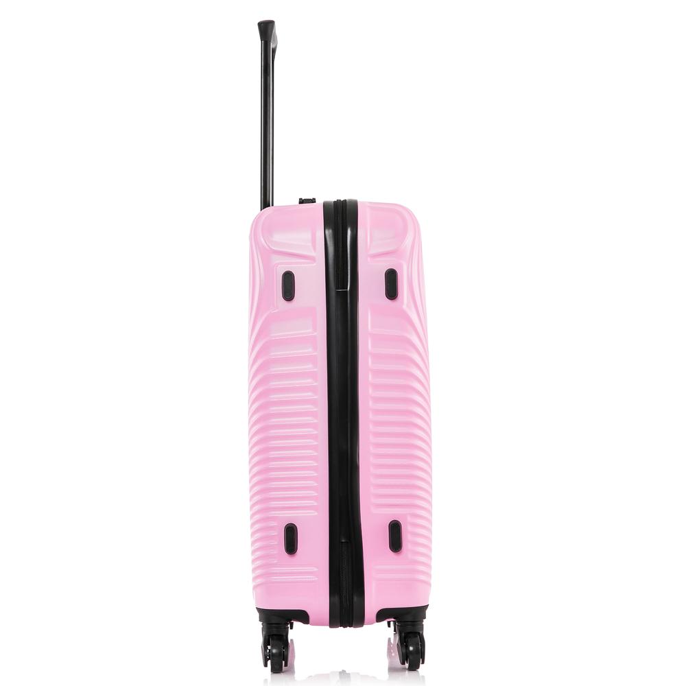 DUKAP Inception Lightweight Hardside Spinner 24 inch Pink. Picture 5