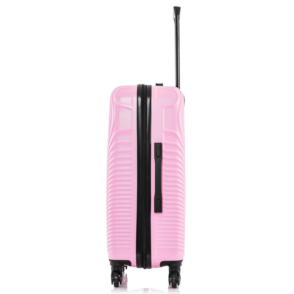DUKAP Inception Lightweight Hardside Spinner 24 inch Pink. Picture 6