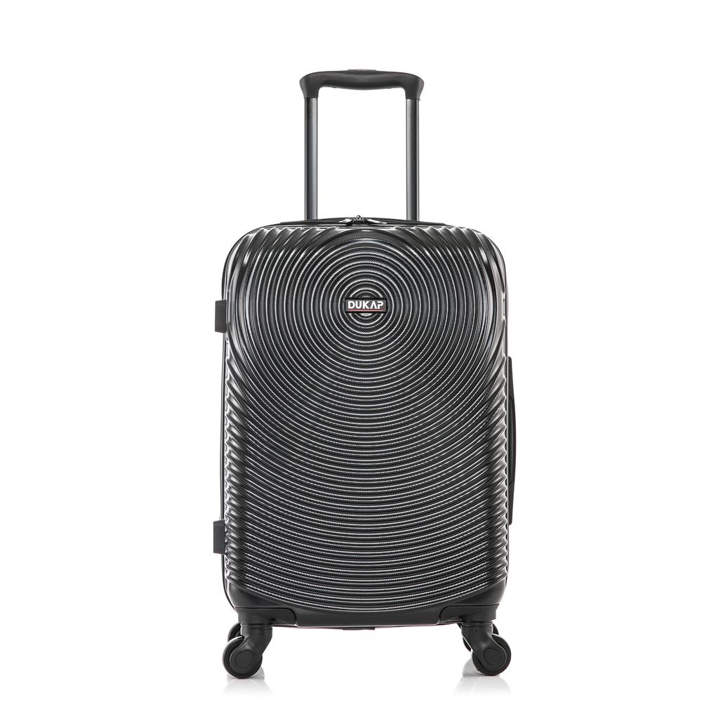 DUKAP Inception Lightweight Hardside Spinner 20 inch Black. Picture 2