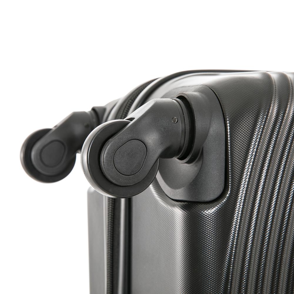DUKAP Inception Lightweight Hardside Spinner 20 inch Black. Picture 9