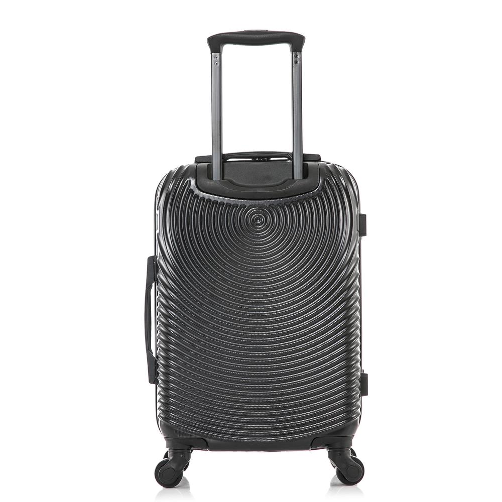 DUKAP Inception Lightweight Hardside Spinner 20 inch Black. Picture 8