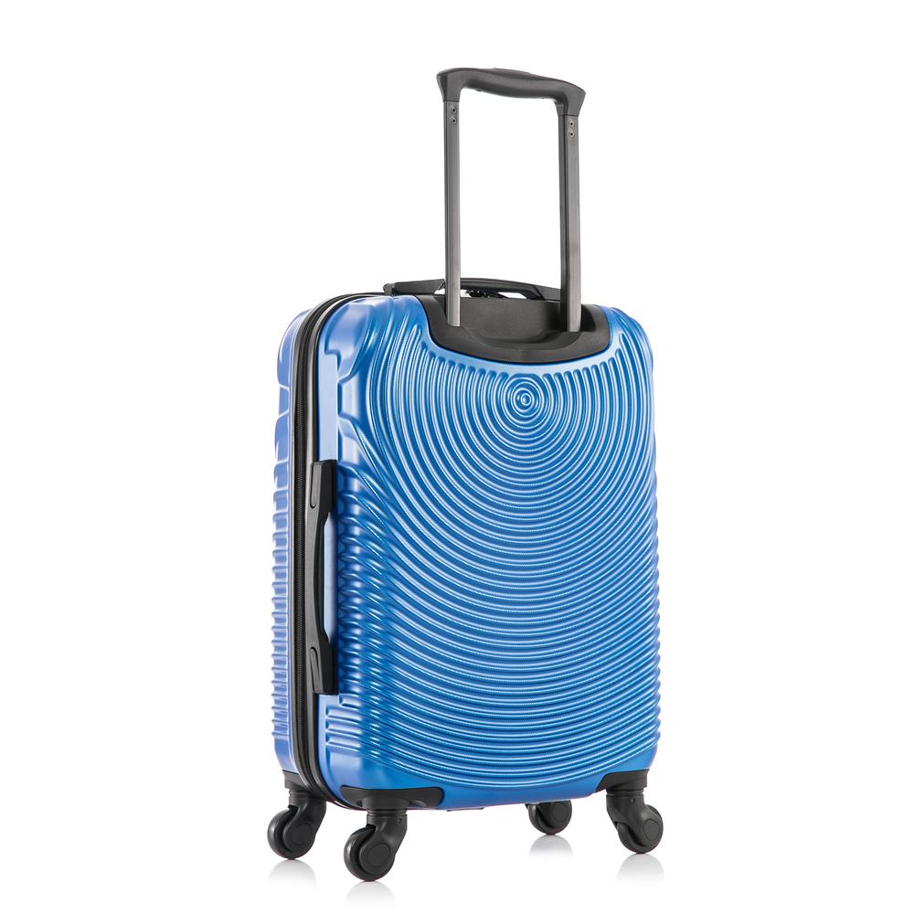 DUKAP Inception Lightweight Hardside Spinner 20 inch Blue. Picture 6