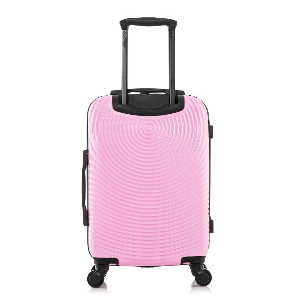 DUKAP Inception Lightweight Hardside Spinner 20 inch Pink. Picture 8