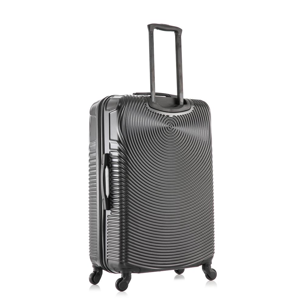 DUKAP Inception Lightweight Hardside Spinner 3 Piece set  20'',24'', 28'' Black. Picture 8