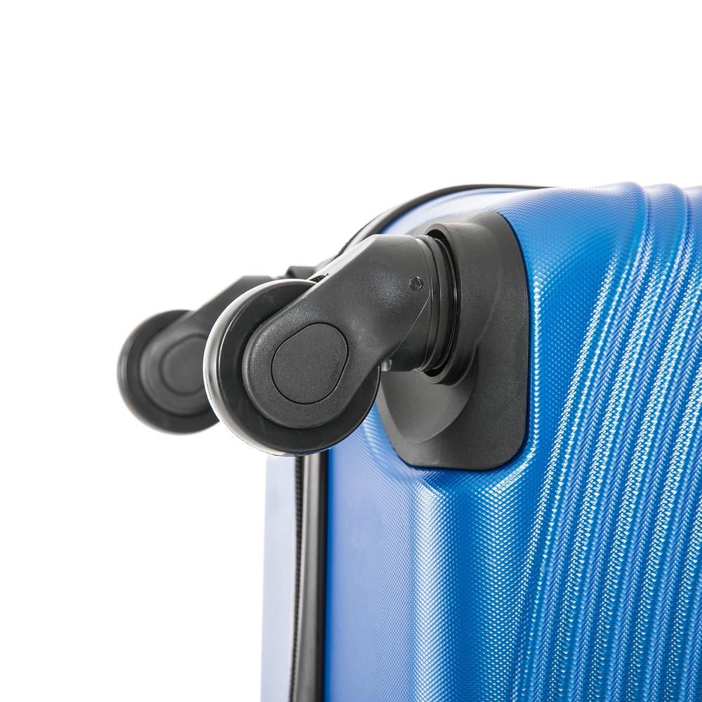 DUKAP Inception Lightweight Hardside Spinner 3 Piece  set  20'',24'', 28'' Blue. Picture 5
