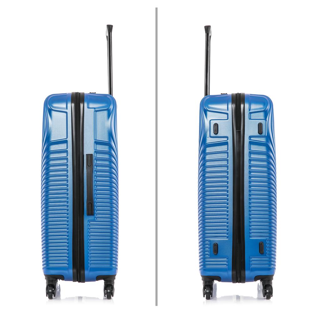 DUKAP Inception Lightweight Hardside Spinner 3 Piece  set  20'',24'', 28'' Blue. Picture 7