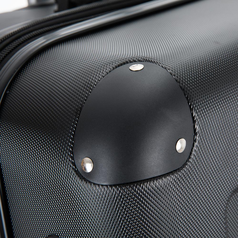 DUKAP Intely Hardside Spinner 32 inch with  Integrated Digital Weight Scale  - Black. Picture 10