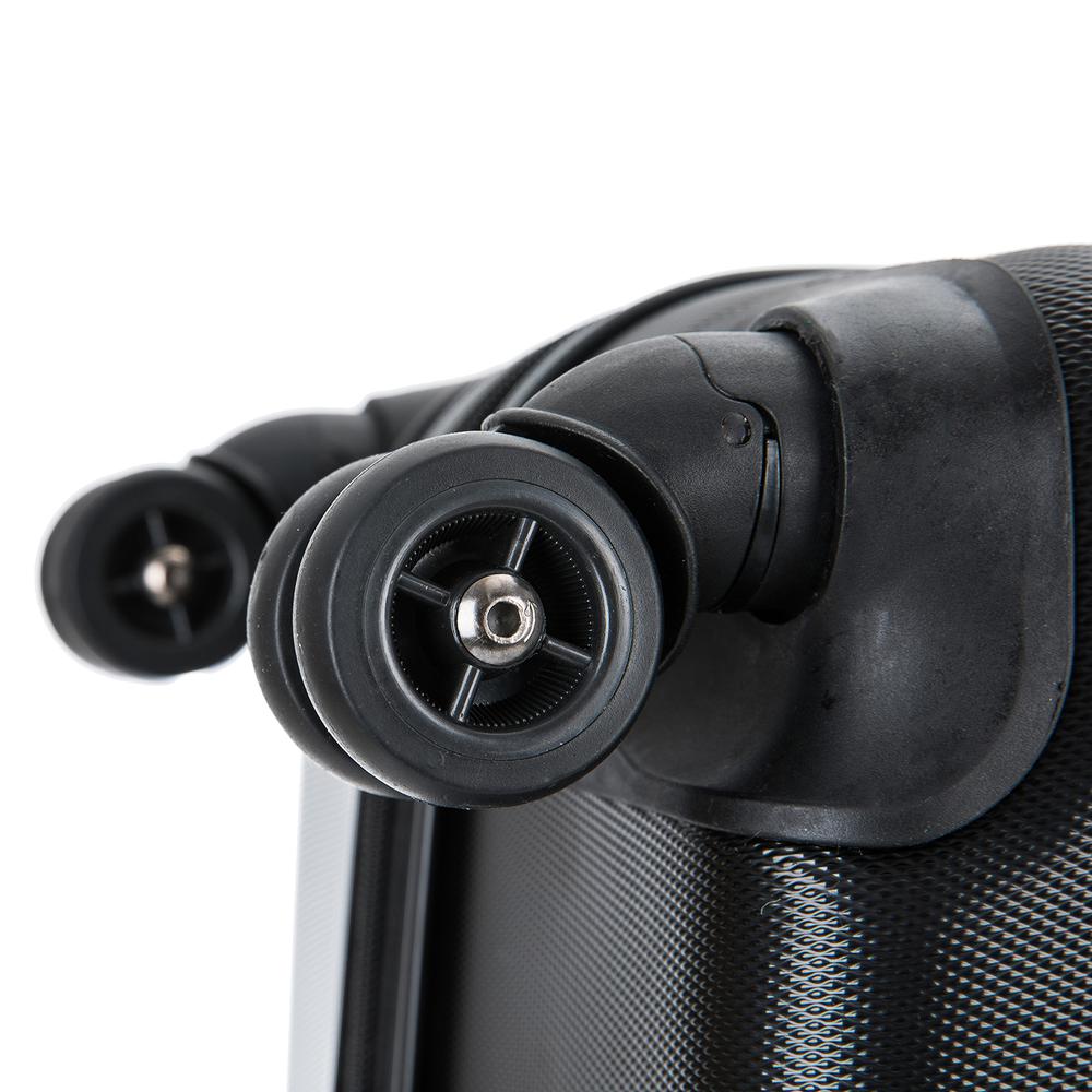 DUKAP Intely Hardside Spinner 32 inch with  Integrated Digital Weight Scale  - Black. Picture 8