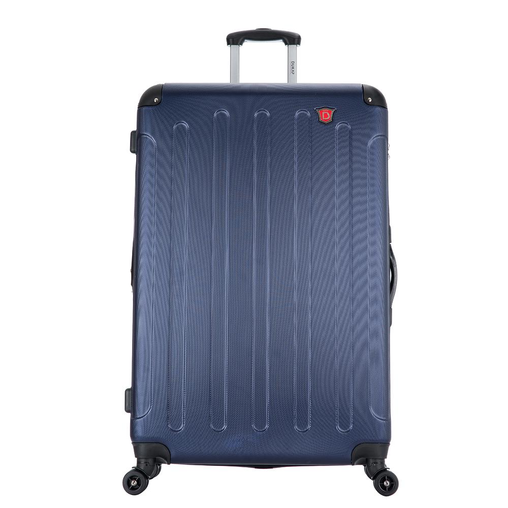 DUKAP Intely Hardside Spinner 32 inch with  Integrated Digital Weight Scale  - Blue. Picture 2