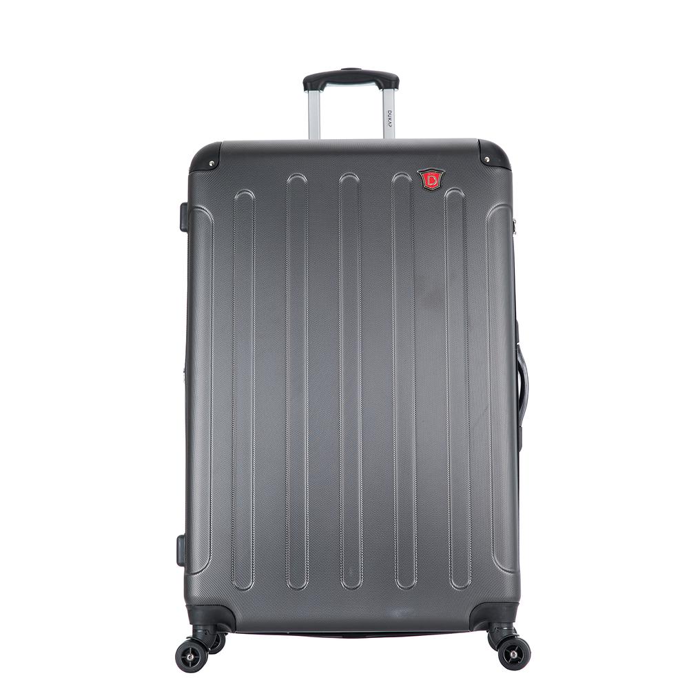 DUKAP Intely Hardside Spinner 32 inch with  Integrated Digital Weight Scale  - Grey. Picture 1