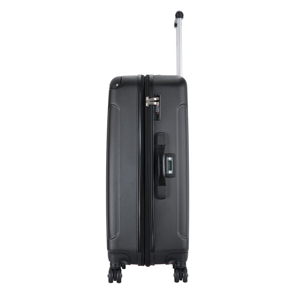 DUKAP Intely Hardside Spinner 28 inch with  Integrated Digital Weight Scale  - Black. Picture 3