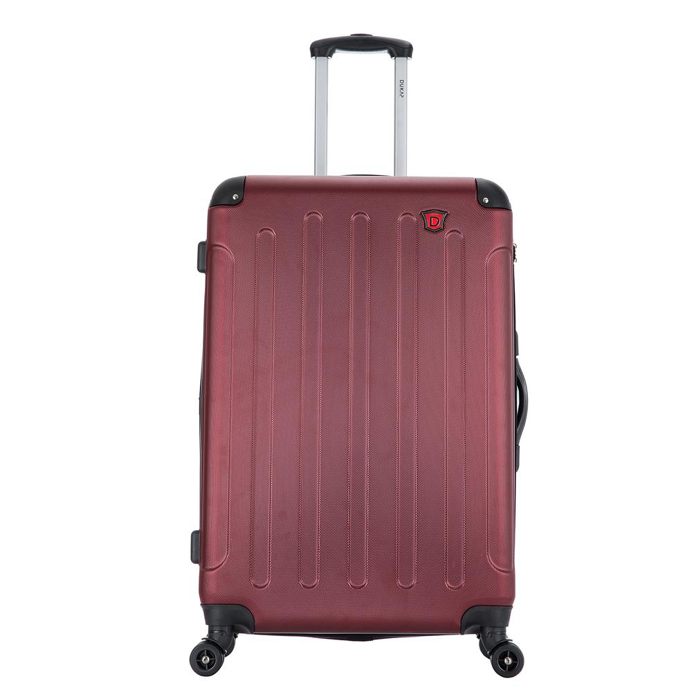 DUKAP Intely Hardside Spinner 28 inch with  Integrated Digital Weight Scale  - Wine. Picture 1