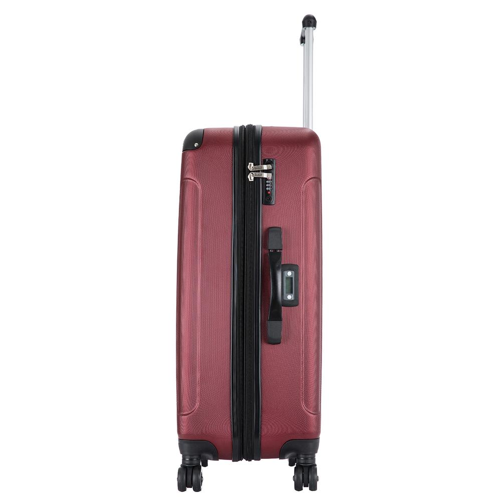DUKAP Intely Hardside Spinner 28 inch with  Integrated Digital Weight Scale  - Wine. Picture 2