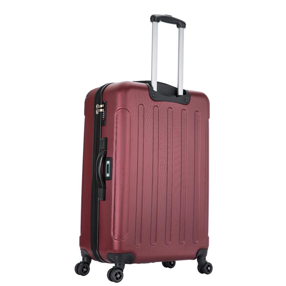 DUKAP Intely Hardside Spinner 28 inch with  Integrated Digital Weight Scale  - Wine. Picture 4