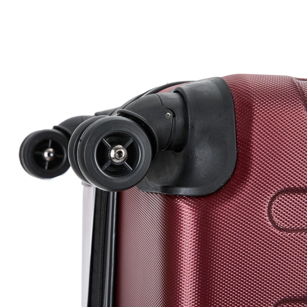 DUKAP Intely Hardside Spinner 28 inch with  Integrated Digital Weight Scale  - Wine. Picture 6