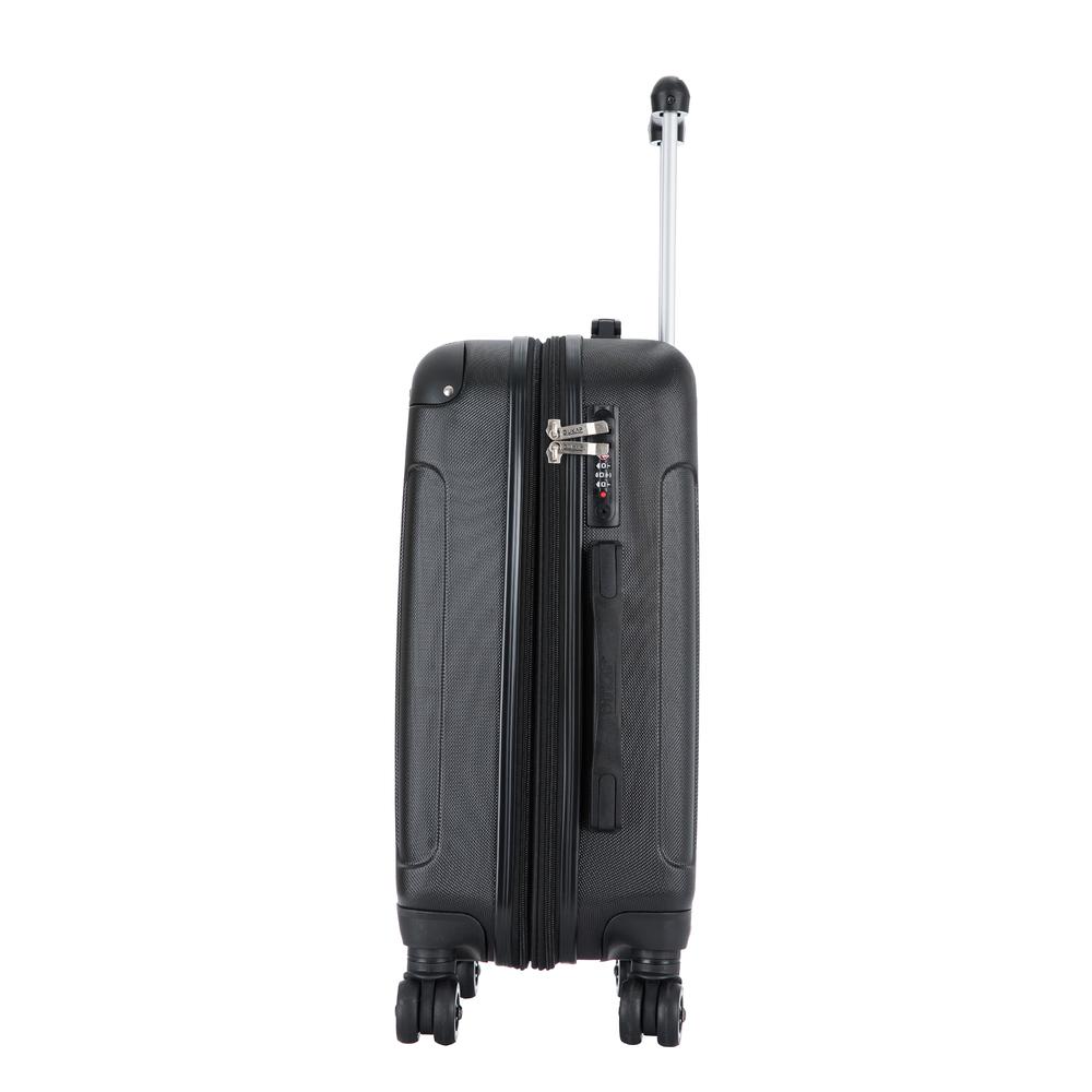 DUKAP Intely Hardside Spinner 20 inch with integrated USB port - Black. Picture 1
