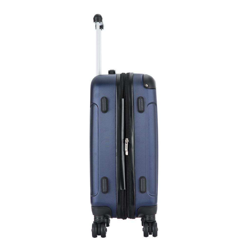 DUKAP Intely Hardside Spinner 20 inch with integrated USB port - Blue. Picture 5