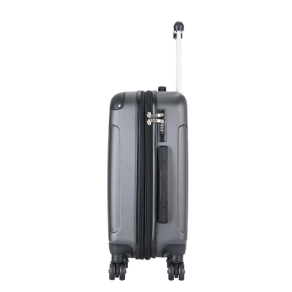 DUKAP Intely Hardside Spinner 20 inch with integrated USB port - Grey. Picture 1