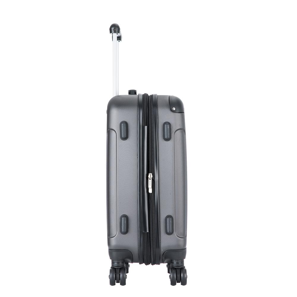DUKAP Intely Hardside Spinner 20 inch with integrated USB port - Grey. Picture 5