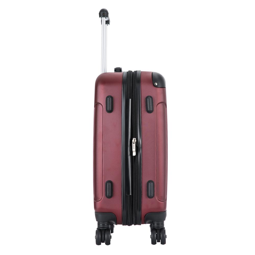 DUKAP Intely Hardside Spinner 20 inch with integrated USB port - Wine. Picture 4