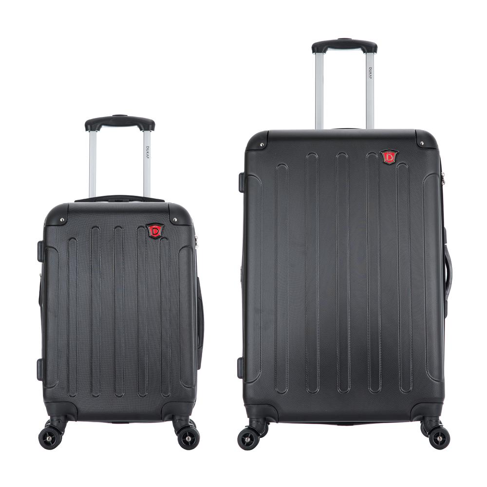DUKAP Intely Smart Hardside 2 piece set 20''/28'' with USB and integrated weight scale - Black. Picture 15