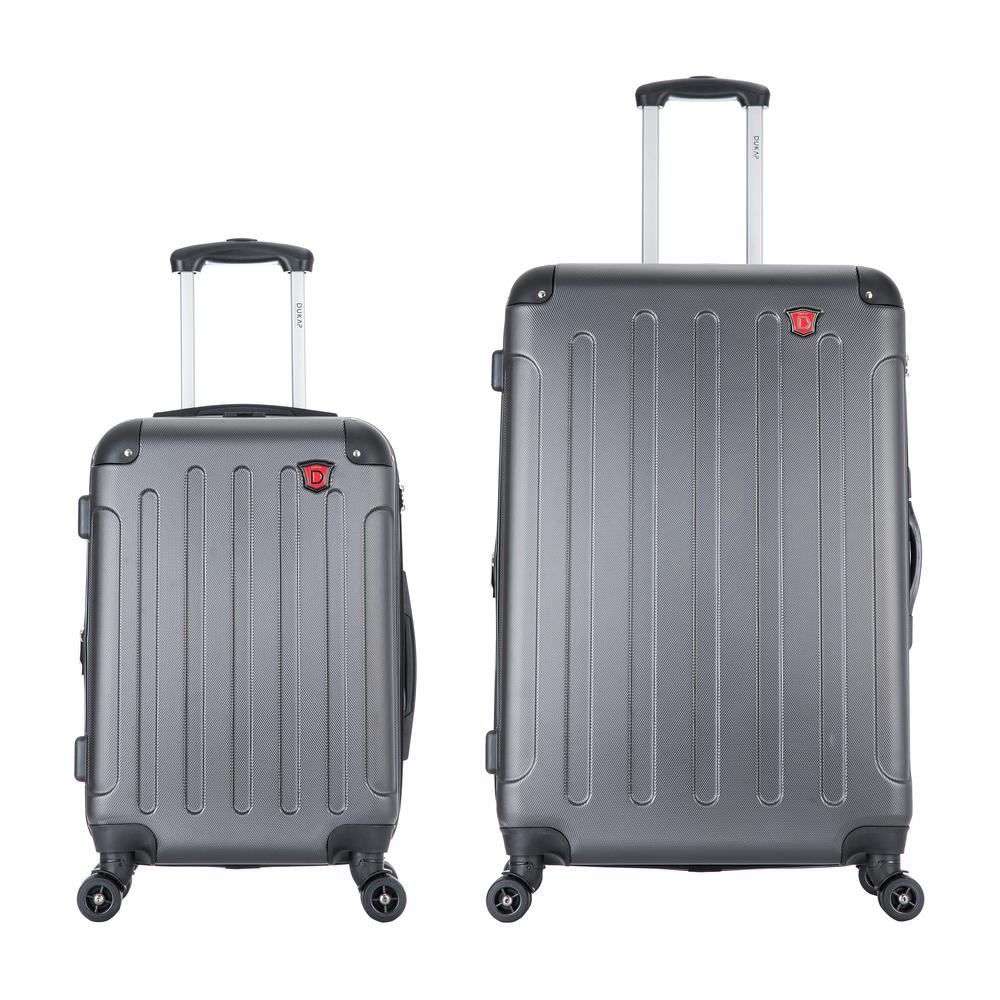 DUKAP Intely Smart Hardside 2 piece set 20''/28'' with USB and integrated weight scale - Grey. Picture 15