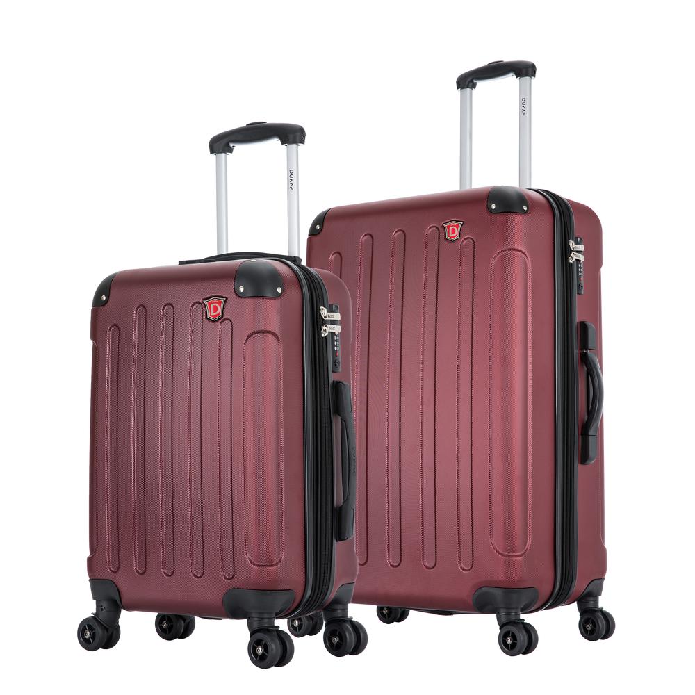 DUKAP Intely Smart Hardside 2 piece set 20''/28'' with USB and integrated weight scale - Wine. Picture 15