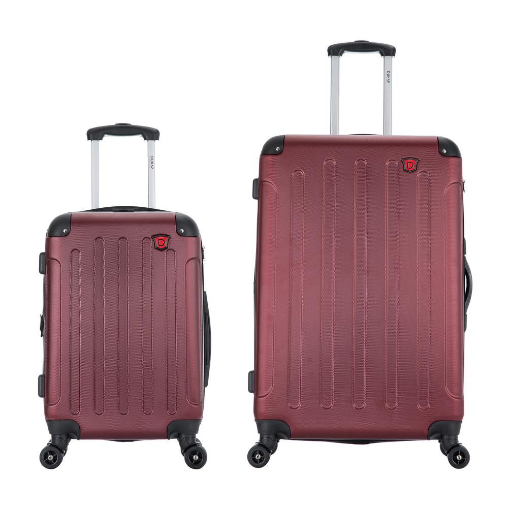 DUKAP Intely Smart Hardside 2 piece set 20''/28'' with USB and integrated weight scale - Wine. Picture 13