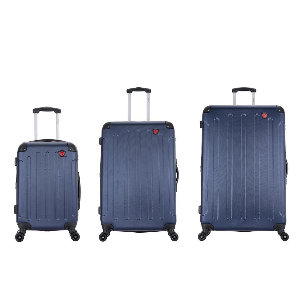 DUKAP Intely Smart Hardside 3 piece set 20''/28''/32'' + USB Port + integrated weight scale - Blue. Picture 2