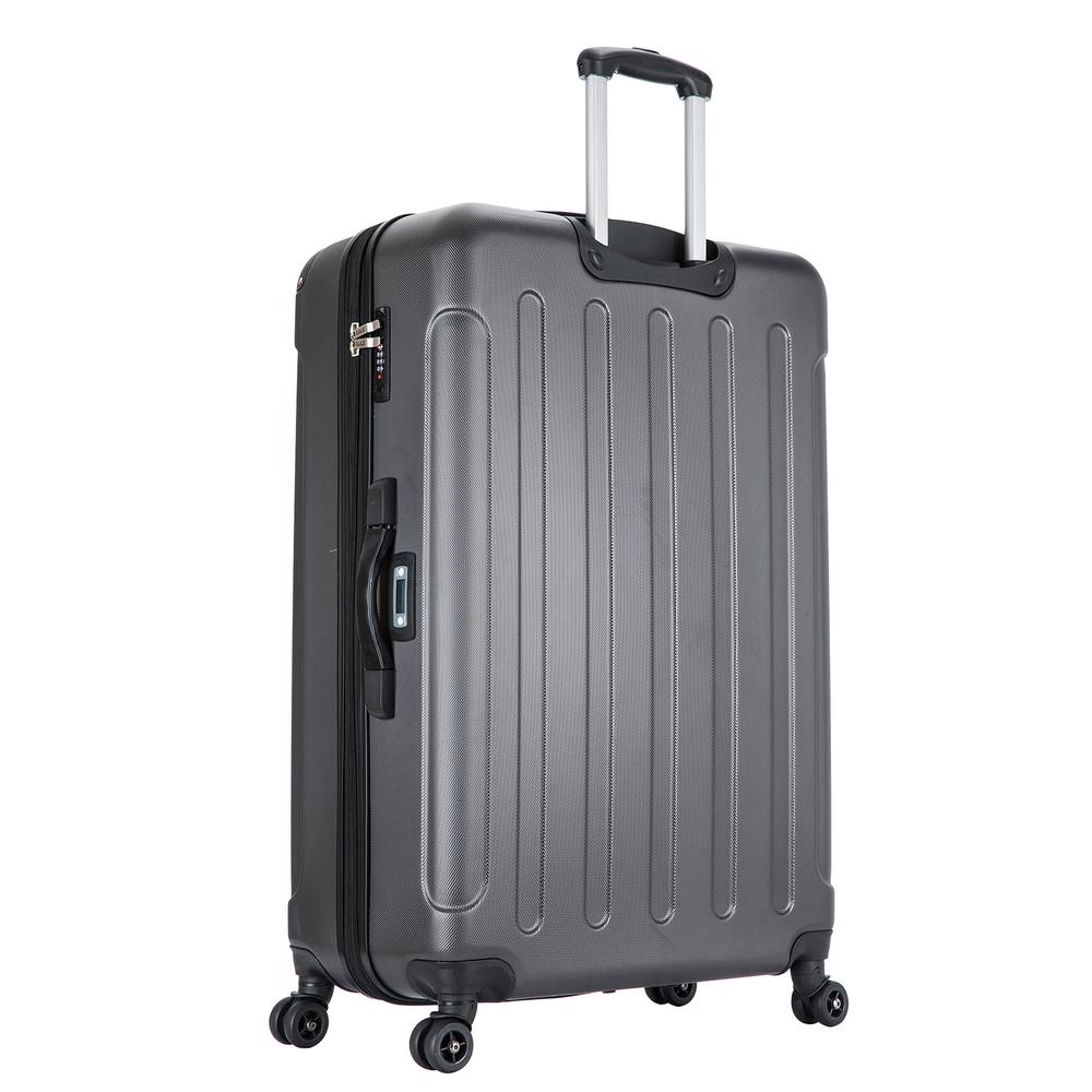 DUKAP Intely Smart Hardside 3 piece set 20''/28''/32'' + USB Port + integrated weight scale - Grey. Picture 1