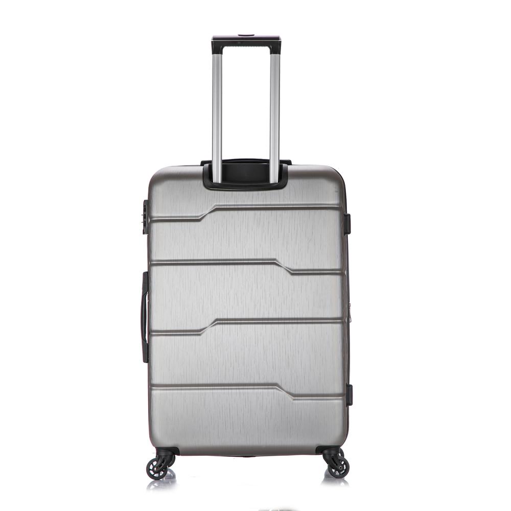 DUKAP Rodez Lightweight Hardside Spinner 28 inch Silver. Picture 9