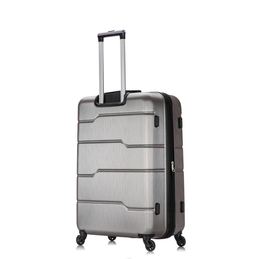 DUKAP Rodez Lightweight Hardside Spinner 28 inch Silver. Picture 7