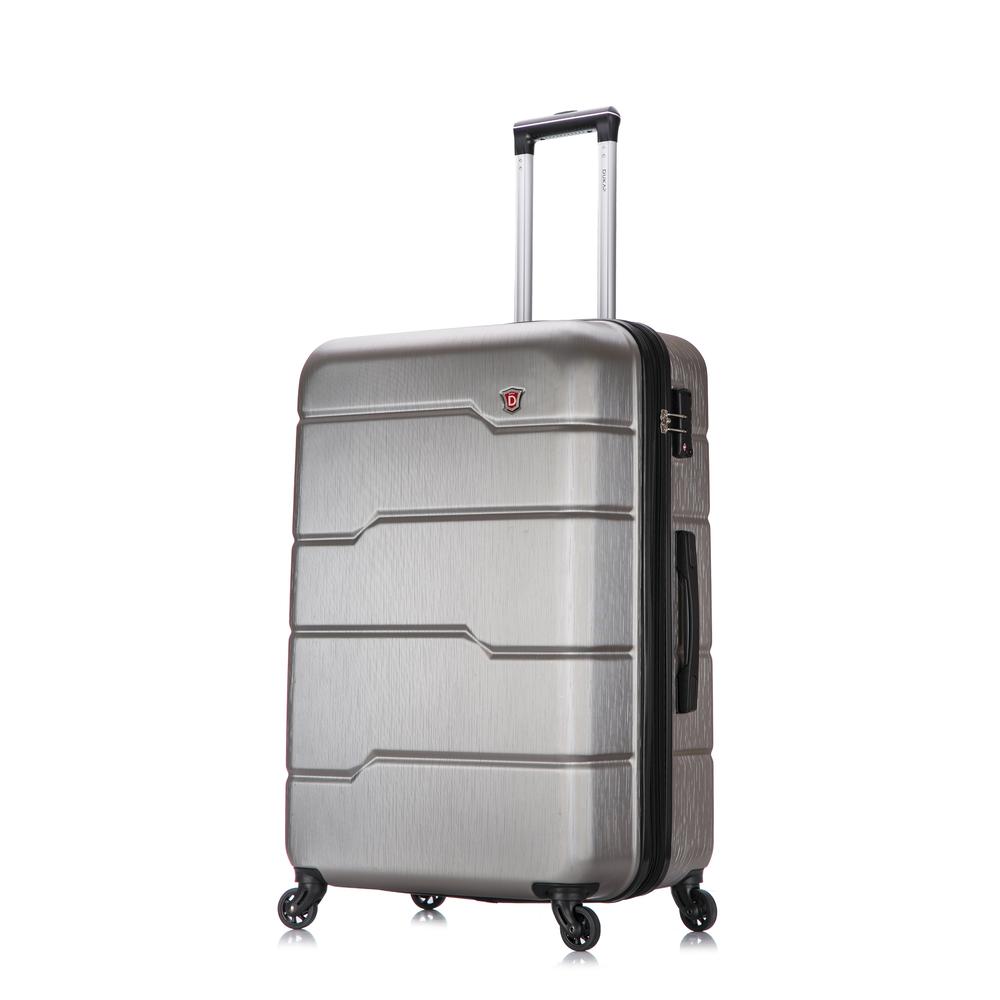 DUKAP Rodez Lightweight Hardside Spinner 28 inch Silver. Picture 8