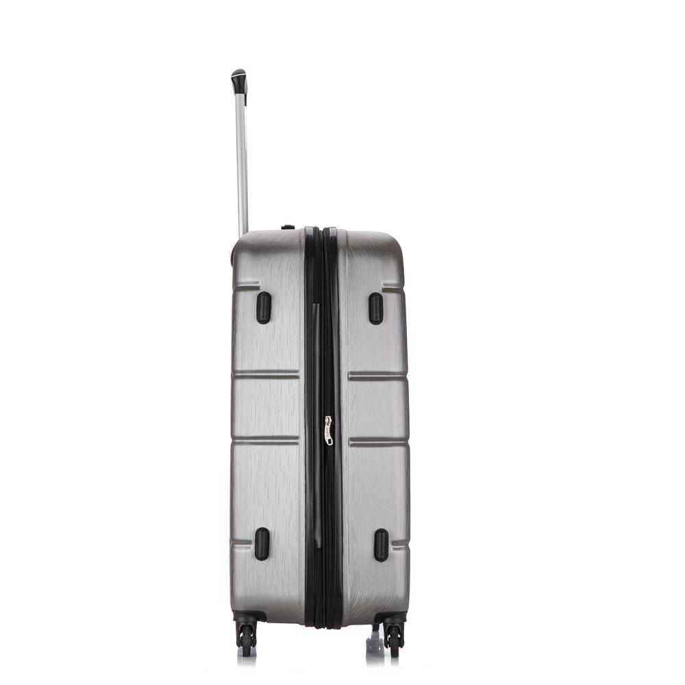 DUKAP Rodez Lightweight Hardside Spinner 28 inch Silver. Picture 5