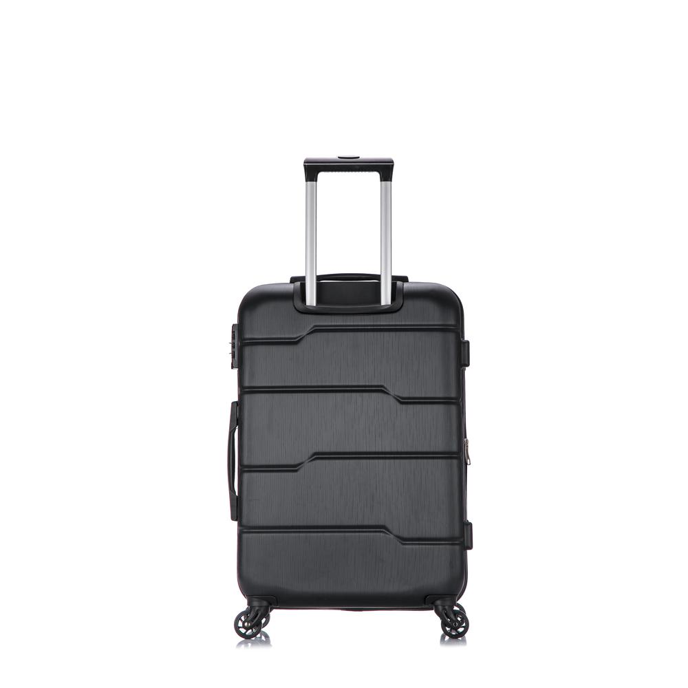 DUKAP Rodez Lightweight Hardside Spinner 24 inch Black. Picture 8