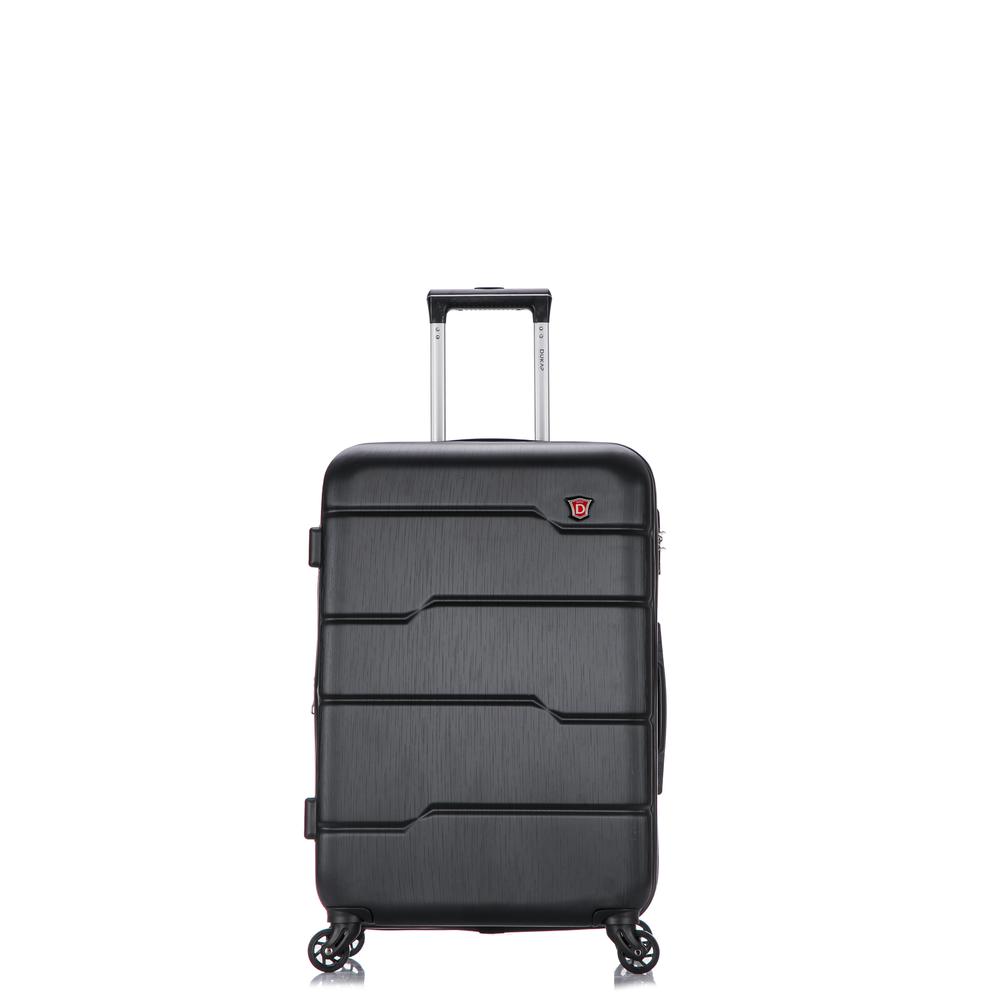 DUKAP Rodez Lightweight Hardside Spinner 24 inch Black. Picture 9