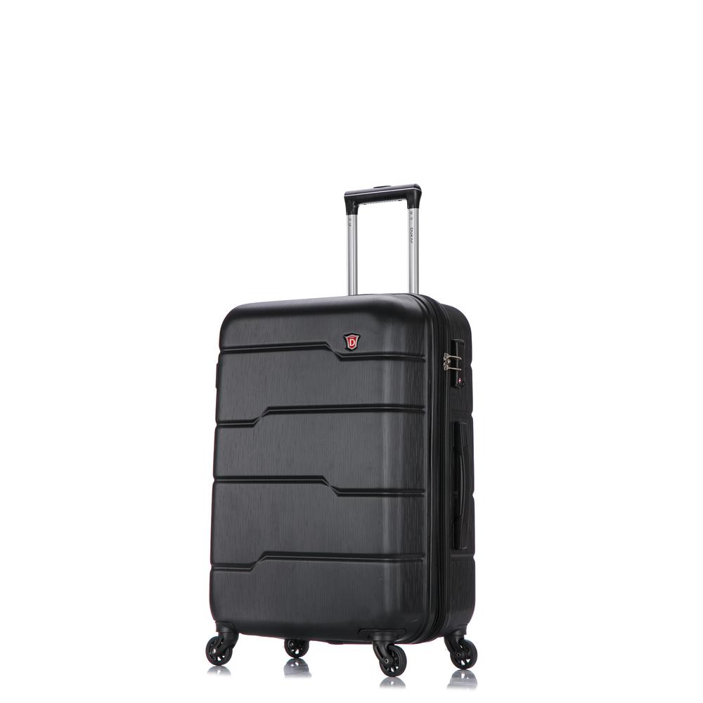 DUKAP Rodez Lightweight Hardside Spinner 24 inch Black. Picture 11