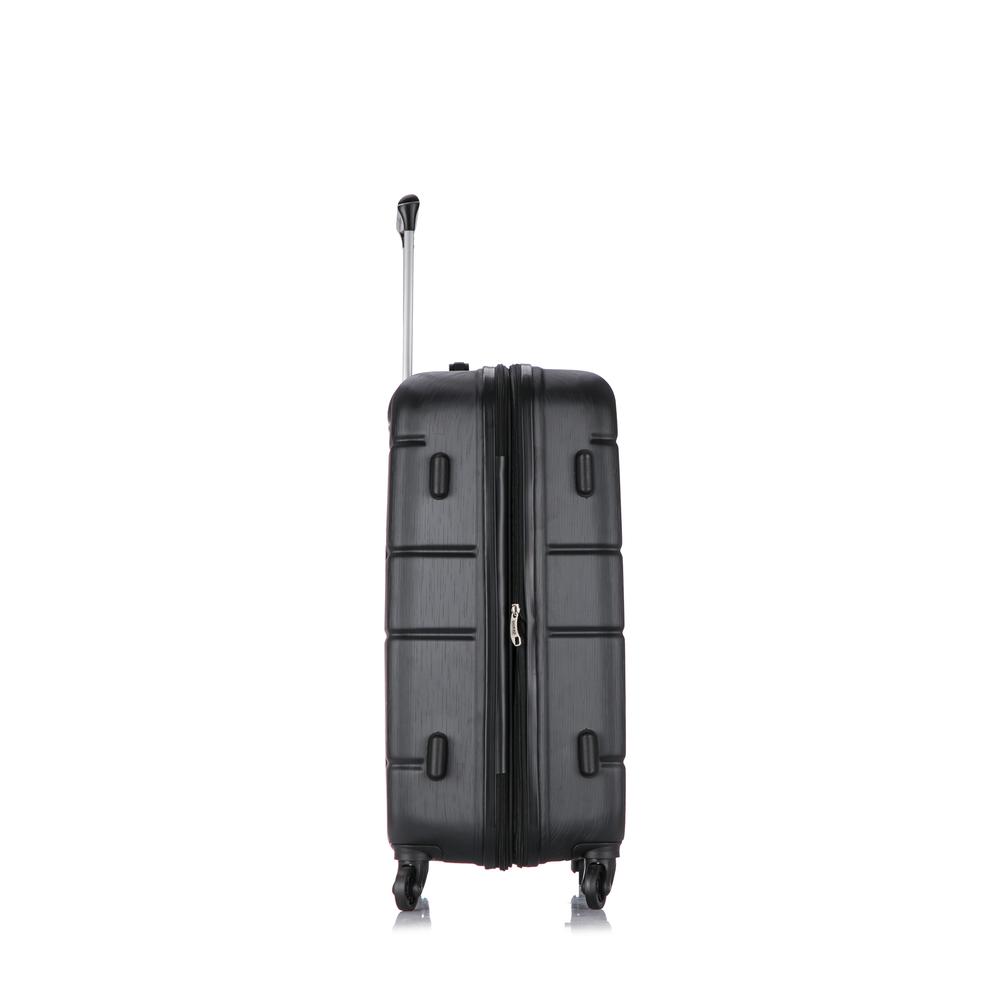 DUKAP Rodez Lightweight Hardside Spinner 24 inch Black. Picture 13