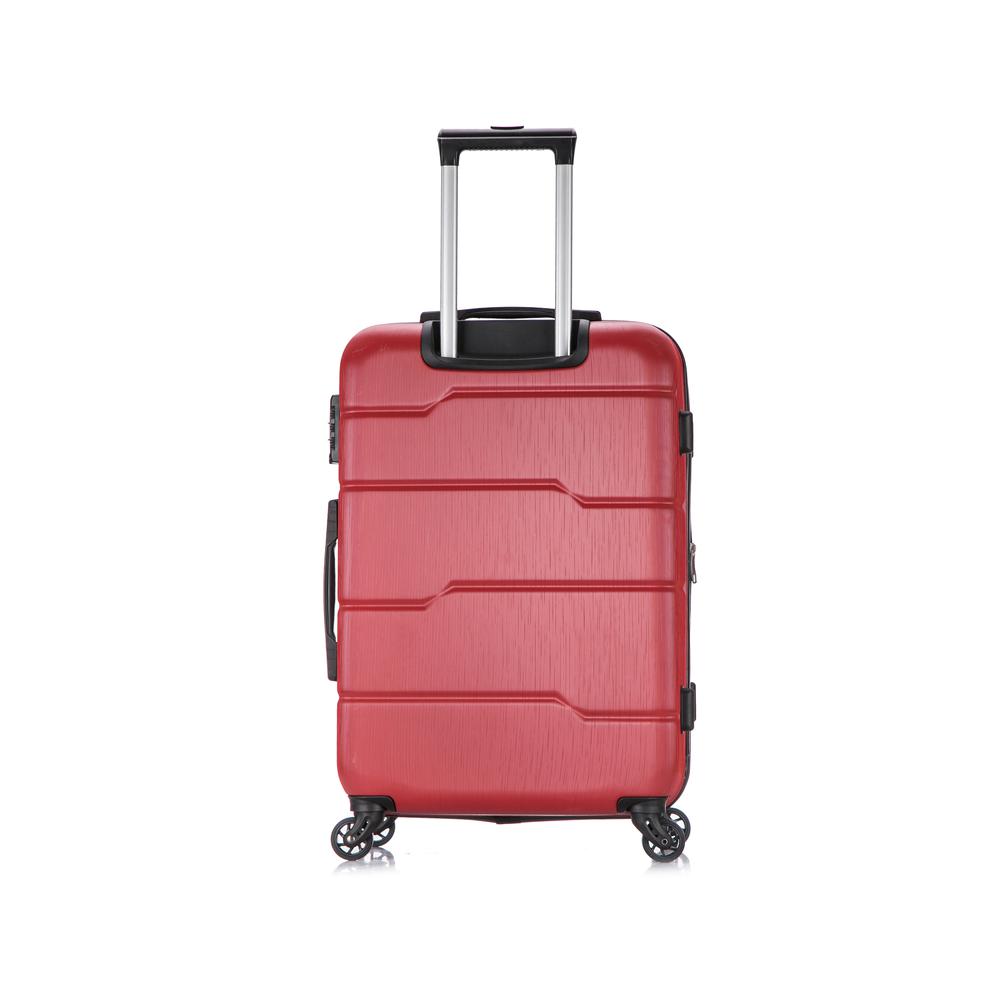 DUKAP Rodez Lightweight Hardside Spinner 24 inch Red. Picture 5